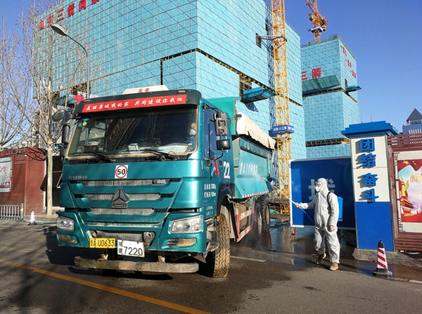 臨時(shí)黨支部主動靠前 山東三箭經(jīng)八緯一項(xiàng)目順利復(fù)工